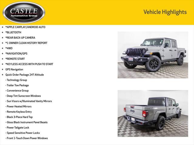 2022 Jeep Gladiator Altitude 4x4 2022 Jeep Gladiator Altitude 4x4