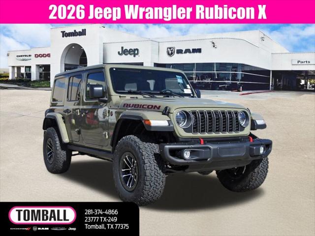 2026 Jeep Wrangler WRANGLER 4-DOOR RUBICON X 2026 Jeep Wrangler WRANGLER 4-DOOR RUBICON X