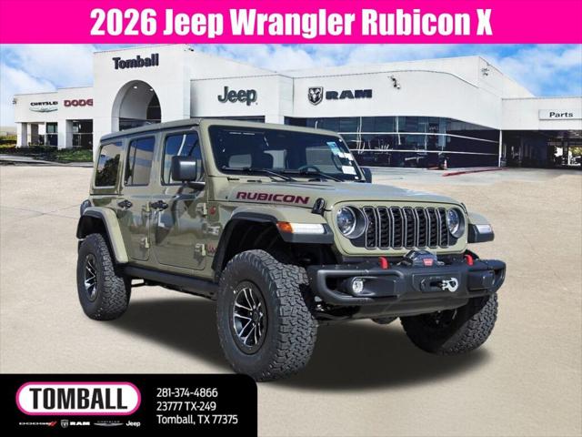 2026 Jeep Wrangler WRANGLER 4-DOOR RUBICON X 2026 Jeep Wrangler WRANGLER 4-DOOR RUBICON X