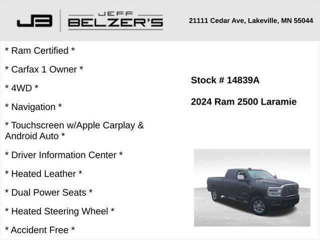 2024 RAM 2500 Laramie Crew Cab 4x4 64 Box