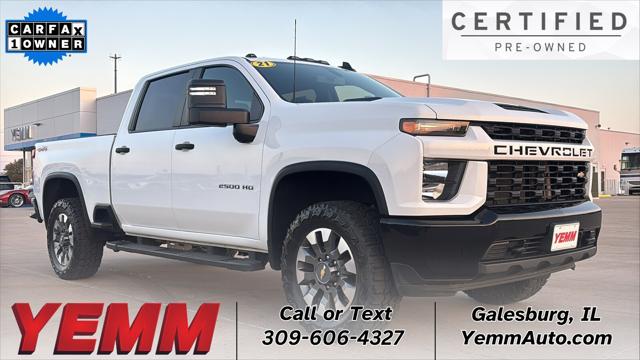 2021 Chevrolet Silverado 2500HD 4WD Crew Cab Standard Bed Custom