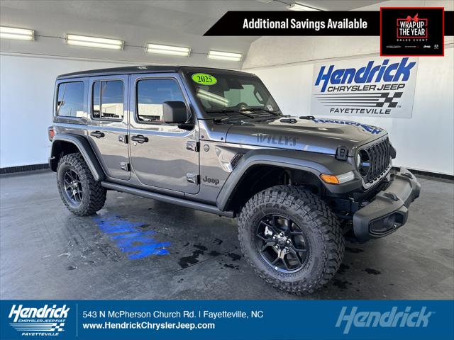 2025 Jeep Wrangler WRANGLER 4-DOOR WILLYS 2025 Jeep Wrangler WRANGLER 4-DOOR WILLYS