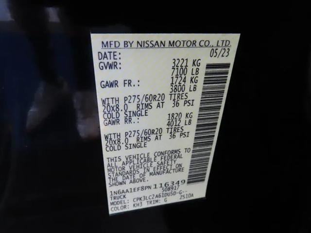 2023 Nissan Titan Crew Cab SV 4x2
