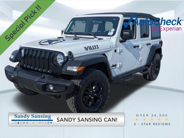 2021 Jeep Wrangler Unlimited Willys Sport 4x4 2021 Jeep Wrangler Unlimited Willys Sport 4x4