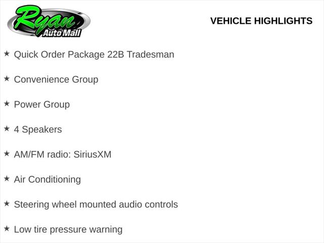 2026 Ram ProMaster Cargo Van Tradesman