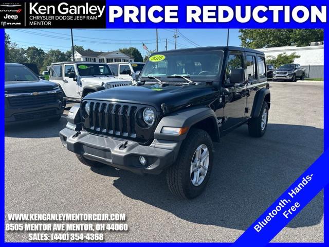 2018 Jeep Wrangler Unlimited Sport S 4x4 2018 Jeep Wrangler Unlimited Sport S 4x4