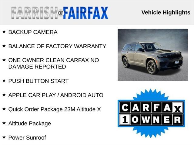 2025 Jeep Grand Cherokee Altitude X 4x4 2025 Jeep Grand Cherokee Altitude X 4x4