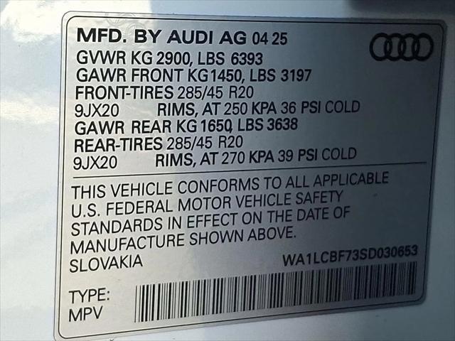 2025 Audi Q7 Premium Plus 45 TFSI quattro Tiptronic