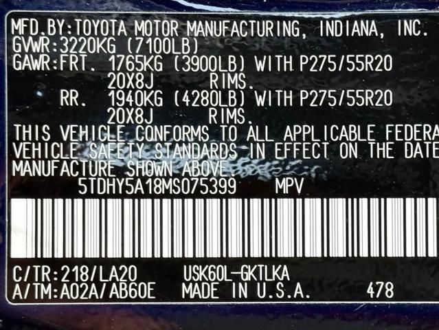2021 Toyota Sequoia Nightshade