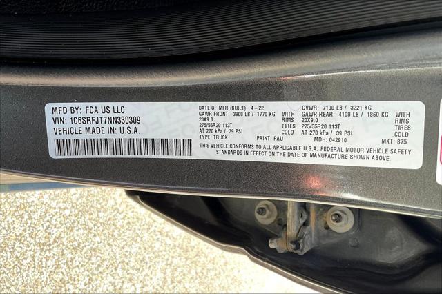 Used 2022 RAM 1500 Laramie Crew Cab 4x4 57" Box For Sale in Olive Branch, MS