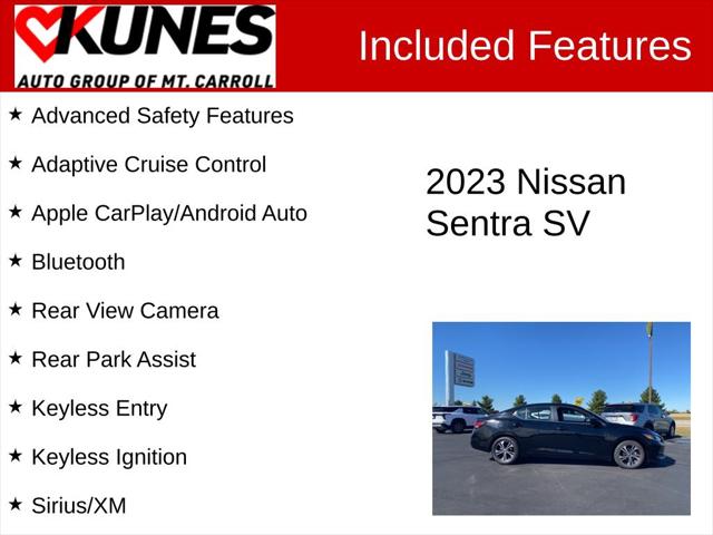 2023 Nissan Sentra SV Xtronic CVT 2023 Nissan Sentra SV Xtronic CVT