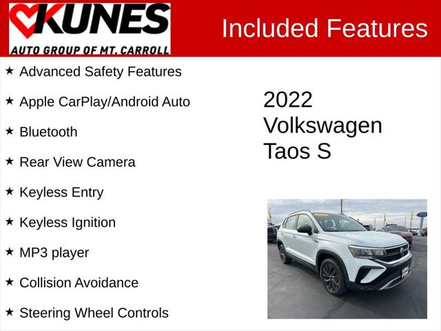 2022 Volkswagen Taos 1.5T S 2022 Volkswagen Taos 1.5T S