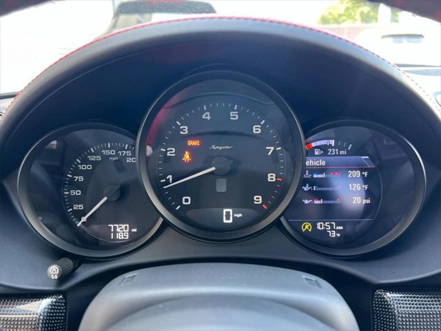 2020 Porsche 718 Spyder Spyder