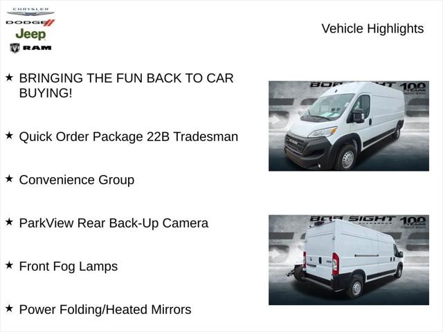 2026 RAM Ram ProMaster RAM PROMASTER 2500 TRADESMAN CARGO VAN HIGH ROOF 159 WB 2026 RAM Ram ProMaster RAM PROMASTER 2500 TRADESMAN CARGO VAN HIGH ROOF 159 WB