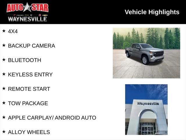2024 Chevrolet Silverado 1500 4WD Crew Cab Short Bed Custom