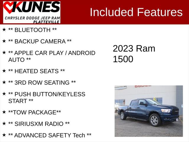 2023 RAM 1500 Big Horn Crew Cab 4x4 64 Box
