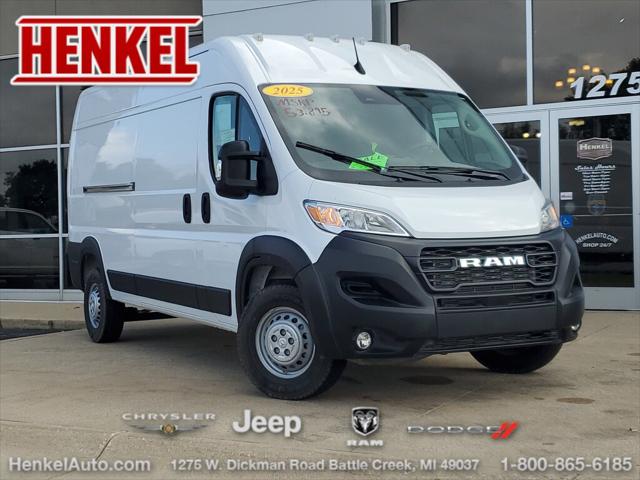 2025 RAM ProMaster 2500 Cargo Van Tradesman High Roof 159 WB w/Pass Seat 2025 RAM ProMaster 2500 Cargo Van Tradesman High Roof 159 WB w/Pass Seat