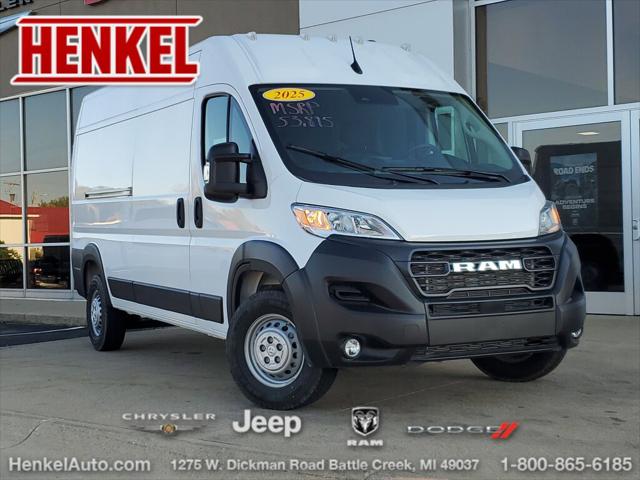 2025 RAM ProMaster 2500 Cargo Van Tradesman High Roof 159 WB w/Pass Seat 2025 RAM ProMaster 2500 Cargo Van Tradesman High Roof 159 WB w/Pass Seat