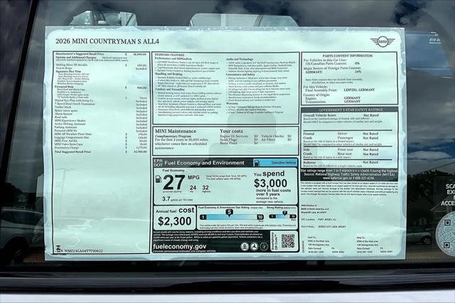 2026 MINI Cooper Countryman Cooper S
