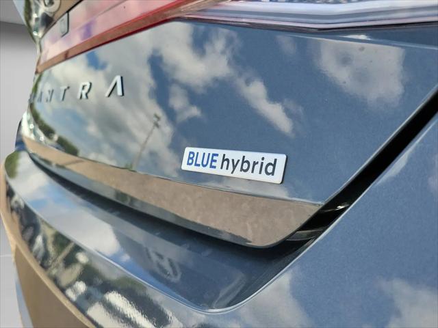 2025 Hyundai Elantra Hybrid Blue