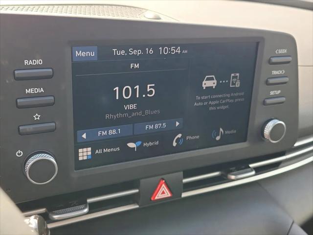 2025 Hyundai Elantra Hybrid Blue