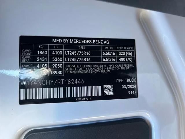 2024 Mercedes-Benz Sprinter 2500 High Roof 4-Cyl Diesel HO