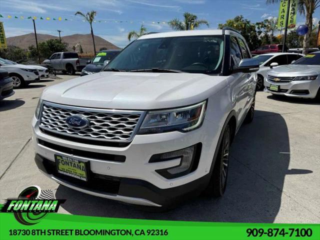 2017 Ford Explorer Platinum for sale in Bloomington, CA