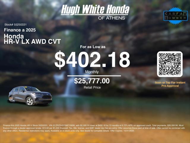 2025 Honda HR-V AWD LX