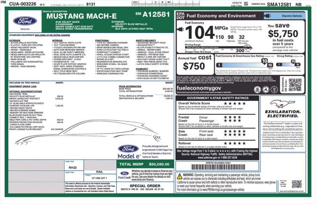 2025 Ford Mustang Mach-E Select