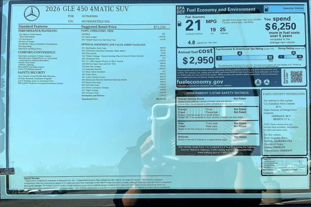 2026 Mercedes-Benz GLE GLE 450 4MATIC