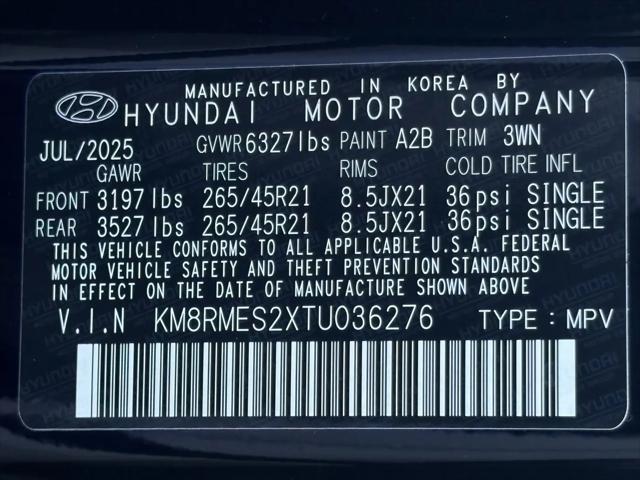 2026 Hyundai Palisade Calligraphy