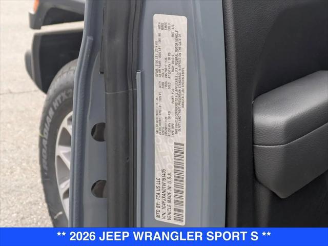 2026 Jeep Wrangler Sport S