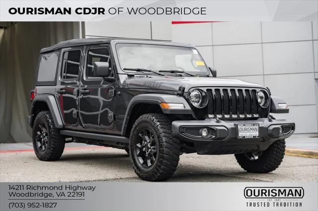 2022 Jeep Wrangler Unlimited Willys Sport 4x4 2022 Jeep Wrangler Unlimited Willys Sport 4x4