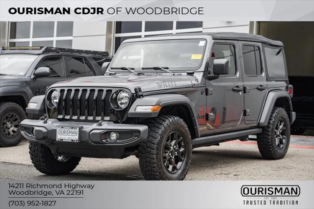2022 Jeep Wrangler Unlimited Willys Sport 4x4 2022 Jeep Wrangler Unlimited Willys Sport 4x4