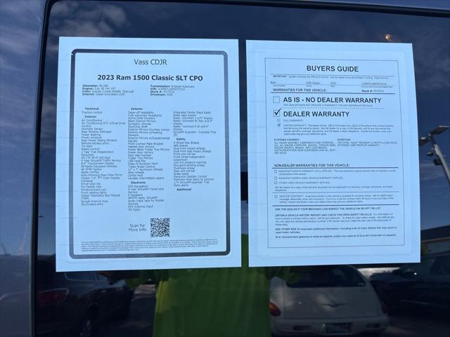 2023 RAM 1500 Classic SLT Crew Cab 4x4 57 Box