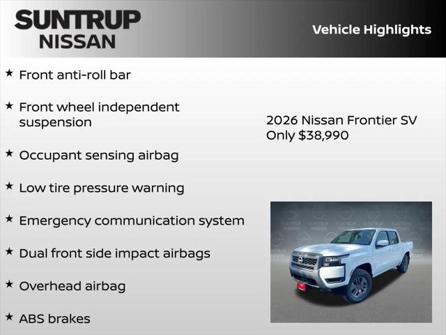 2026 Nissan Frontier Crew Cab SV 4x4
