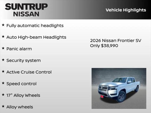 2026 Nissan Frontier Crew Cab SV 4x4