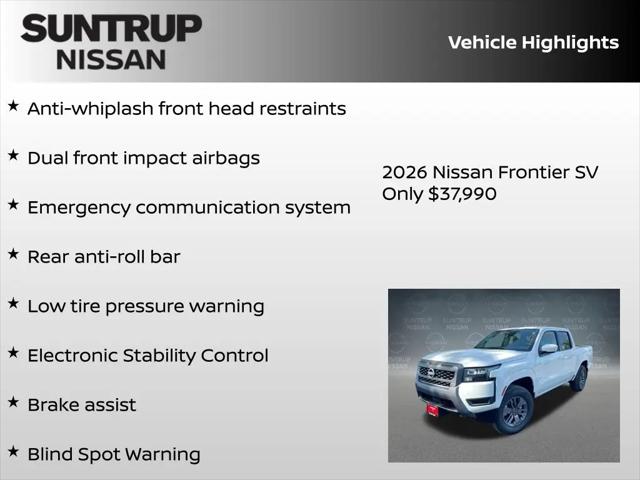 2026 Nissan Frontier Crew Cab SV 4x4