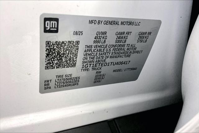 2026 GMC Sierra Extended Range Elevation