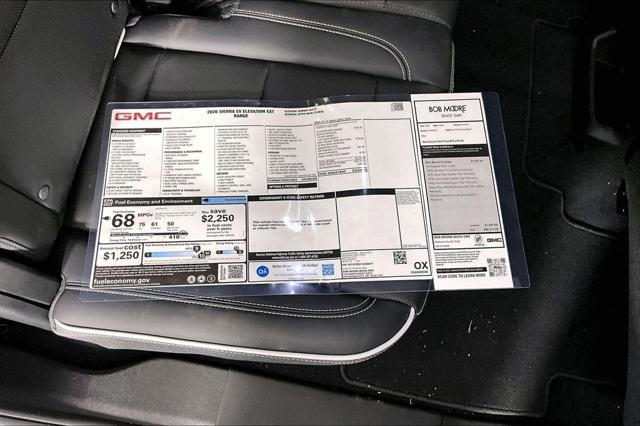 2026 GMC Sierra Extended Range Elevation