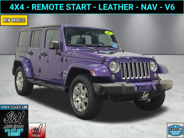 2017 Jeep Wrangler Unlimited Sahara for sale in Osceola, IN