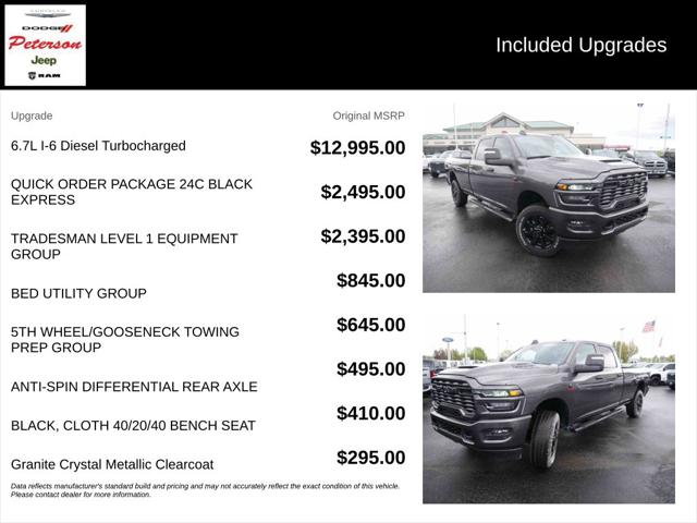 2026 Ram 2500 Black Express Crew Cab 4x4 8 Box