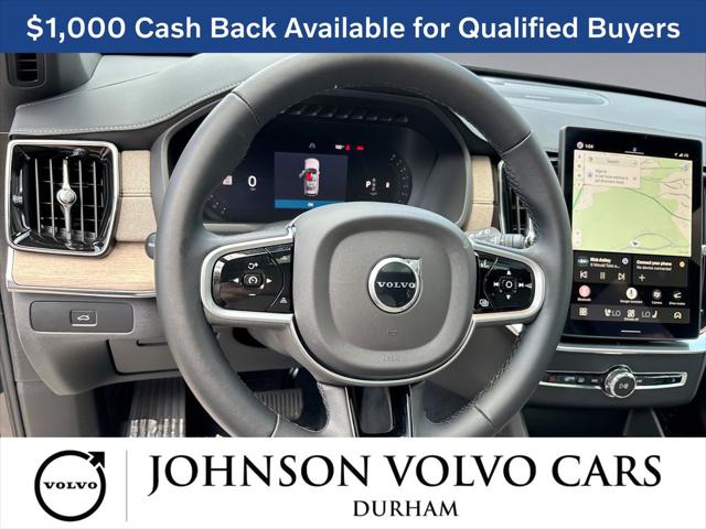 2026 Volvo XC90 Plus, B6 AWD Gas (mild hybrid), Gasoline, Bright, 7 Seats