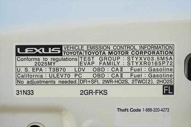 2025 Lexus IS 350 F SPORT