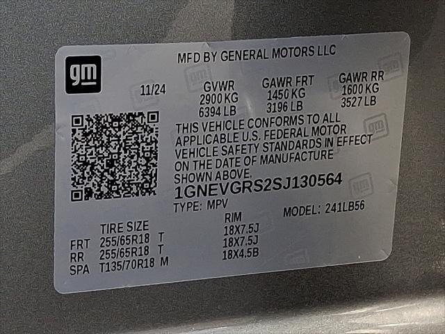 2025 Chevrolet Traverse AWD LT