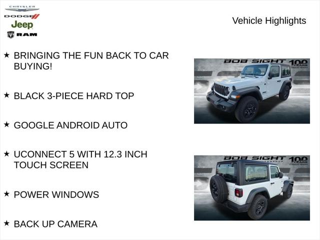 2026 Jeep Wrangler WRANGLER 2-DOOR SPORT 2026 Jeep Wrangler WRANGLER 2-DOOR SPORT