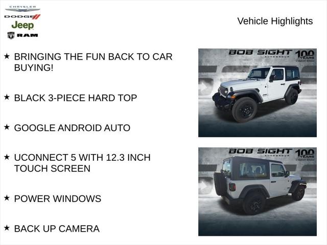 2026 Jeep Wrangler WRANGLER 2-DOOR SPORT 2026 Jeep Wrangler WRANGLER 2-DOOR SPORT