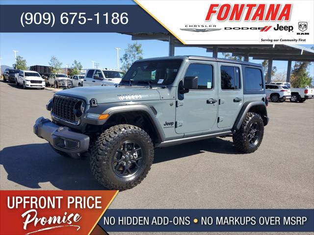 2026 Jeep Wrangler WRANGLER 4-DOOR WILLYS 2026 Jeep Wrangler WRANGLER 4-DOOR WILLYS