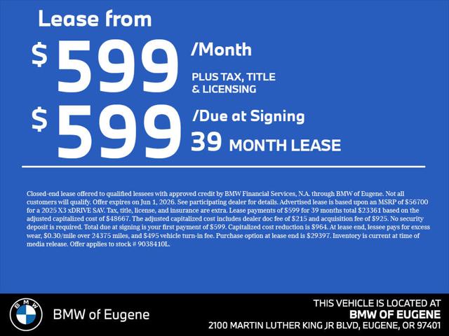 2025 BMW X3 30 xDrive