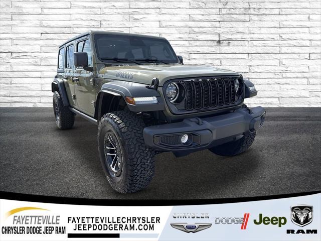 2026 Jeep Wrangler WRANGLER 4-DOOR WILLYS 2026 Jeep Wrangler WRANGLER 4-DOOR WILLYS